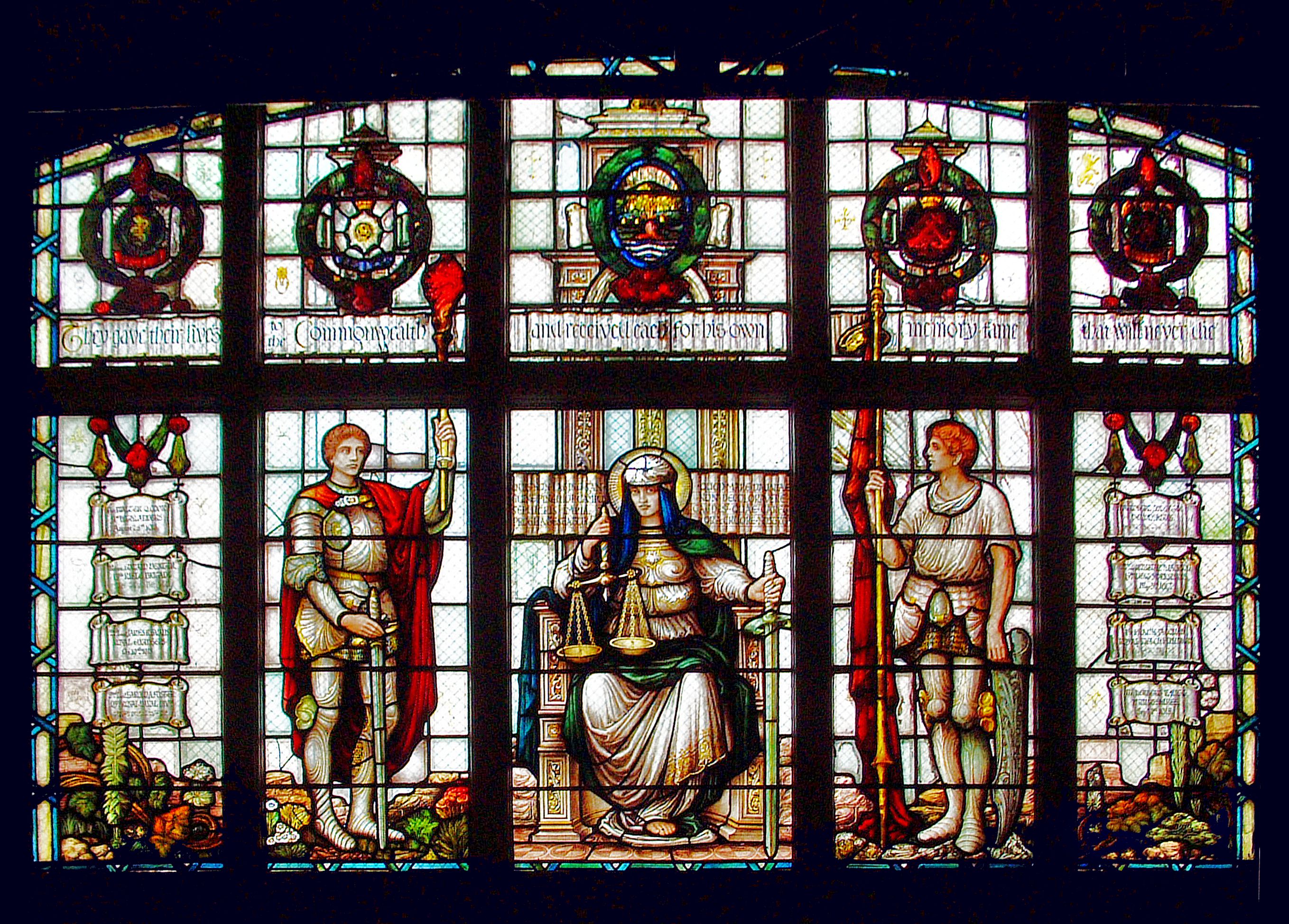 Oldbury County High/Oldbury Grammar School War Memorial Window